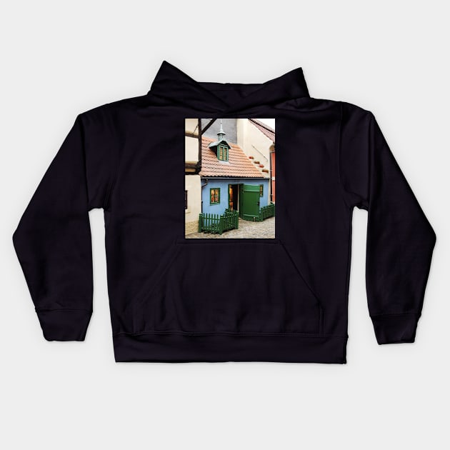 Prague's Golden Lane Kids Hoodie by AlexaZari